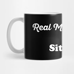 Real Men Marry Sitters Gift for Husband T-Shirt Mug